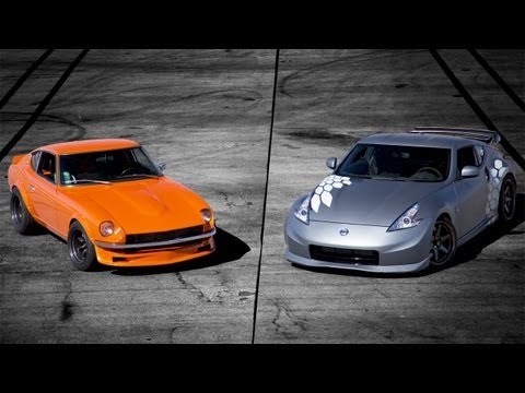 Nissan Project 370Z vs 1970 Datsun 240Z with RB26 Track Battle! - The Downshift Episode 54