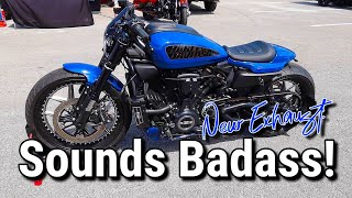 New Harley Davidson Sportster S Exhaust Sounds BadAss! Let me know what you Think?