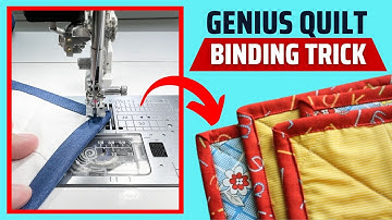 The EASIEST Way to Bind A Quilt Using A Sewing Machine