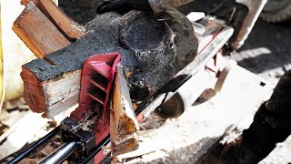 About this level] The true power of a low-cost firewood splitter