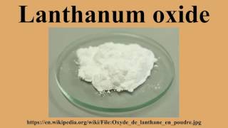 Lanthanum oxide