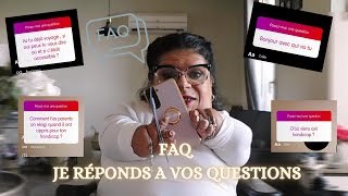 FAQ JE RÉPONDS A VOS QUESTIONS (Relation intime, syndrome de Winchester, célibataire)