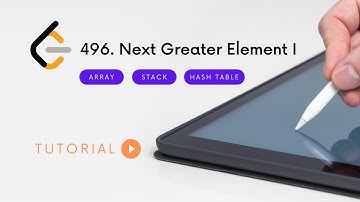 Next Greater Element I | LeetCode 496 | Stack, Hashmap, Array