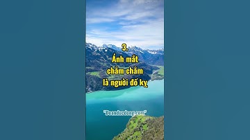 5 cách đọc vị người khác qua ánh mắt #shorts