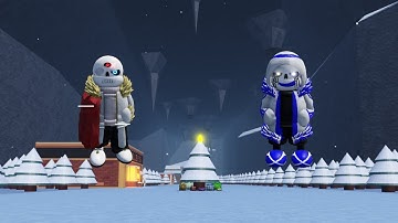 Untitled Sans Battles showcase all new characters ft. gfb