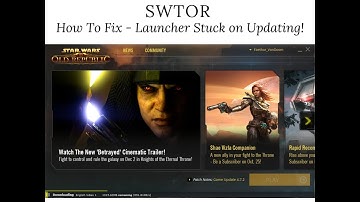 SWTOR Launcher Stuck on Update   How To Fix!