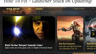 swtor installing 100 updates