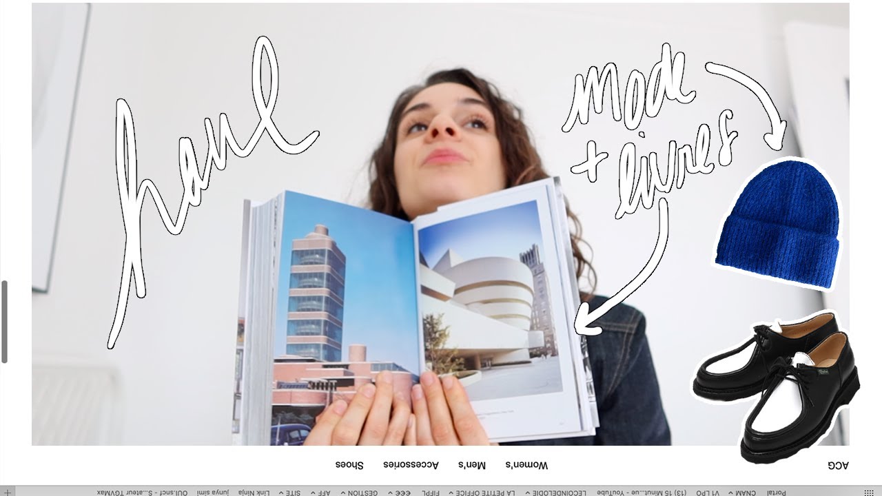 Haul mode 🧥 +livres design 🪐