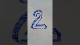 How to Draw 3D Number 2 | Easy Step by Step Drawing Tutorial #shorts #3d #handwriting