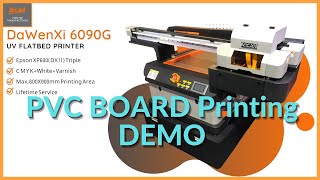 TECJET 6090G uv flatbed printer is printing the pvc board! screenshot 5