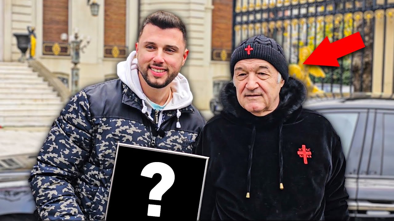 AM FOST LA PALAT LA GIGI BECALI SĂ ÎI OFER UN CADOU!!