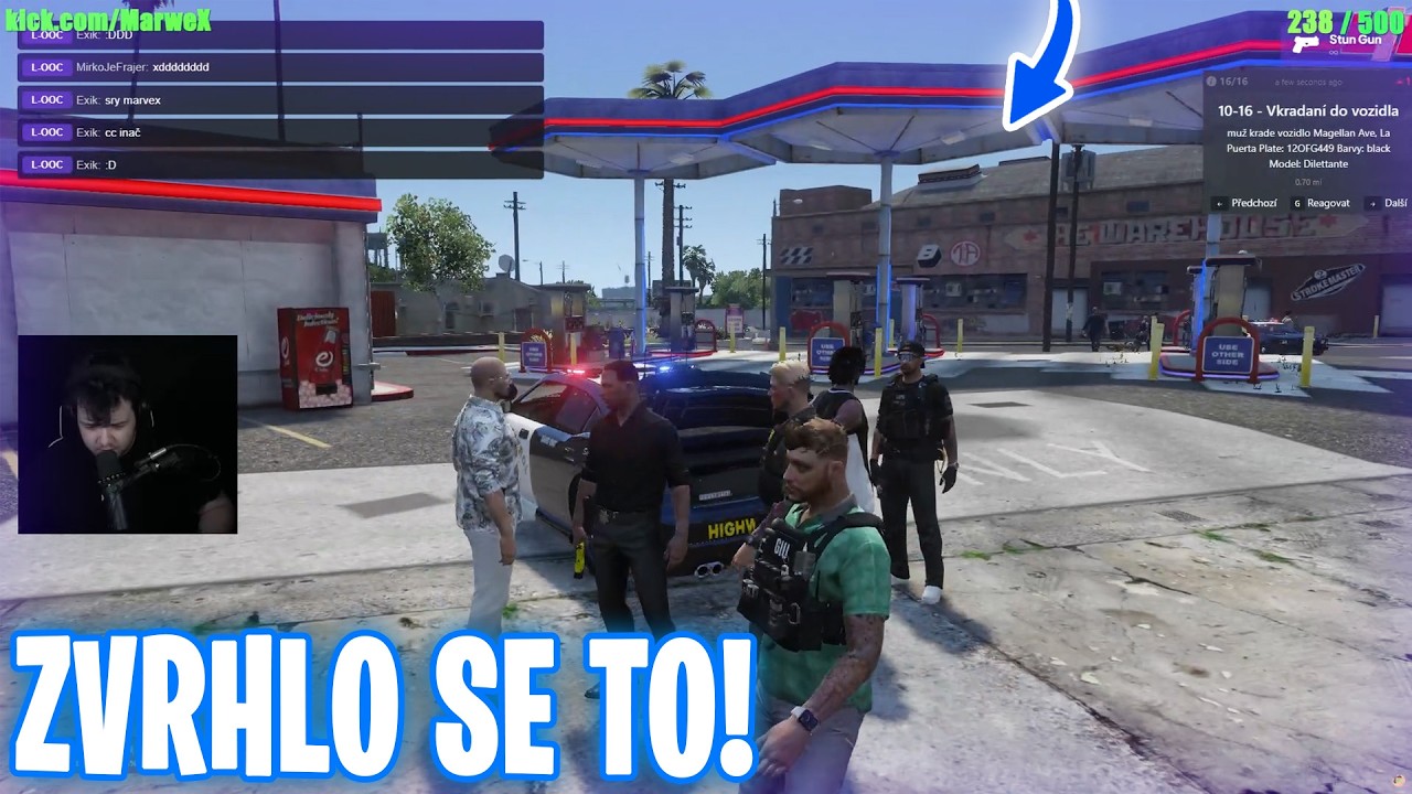 BITKA V HOODU! VYRAŽENÝ ZUB A STŘELBA | COMMUNITY RP