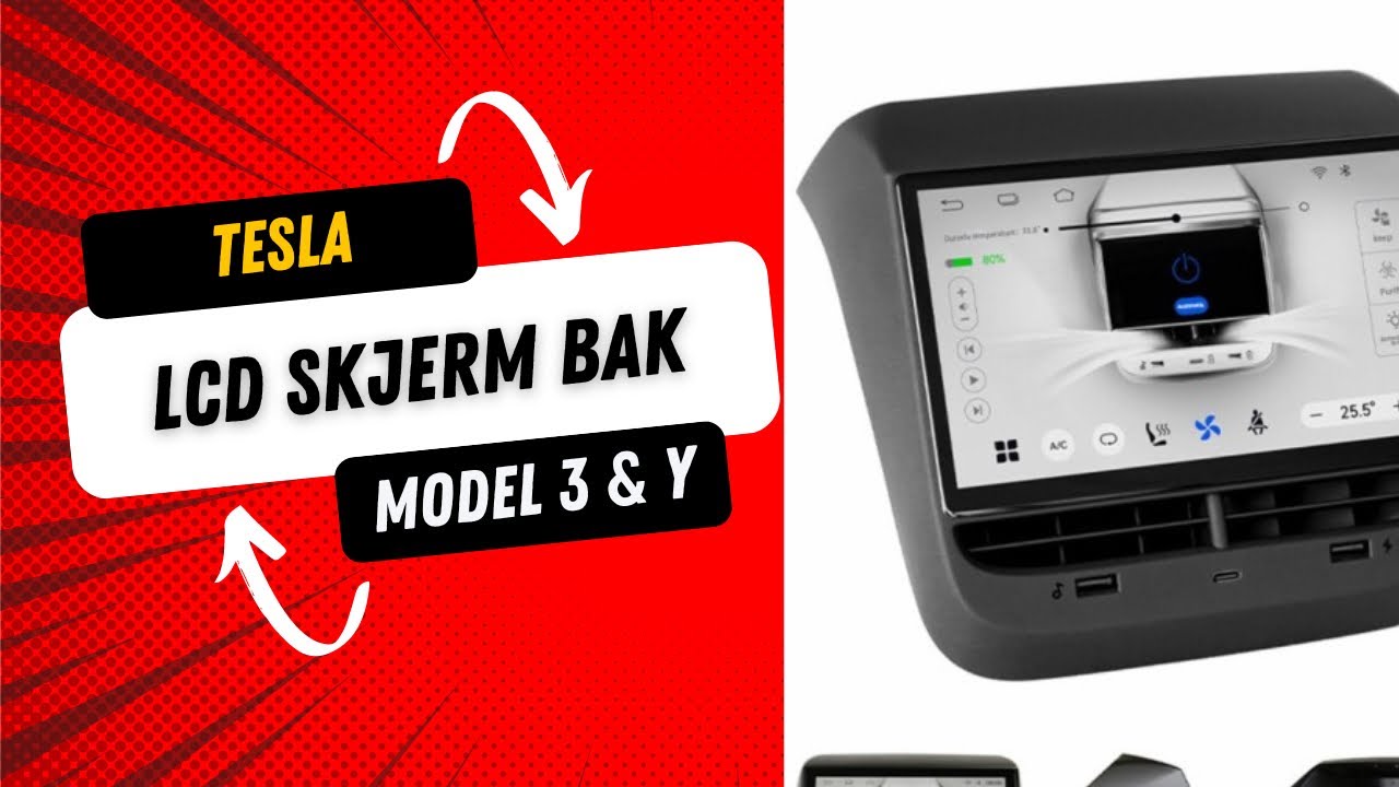 7" LCD SKJERM - TESLA MODEL Y / 3 - YouTube