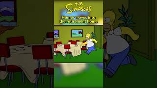 Homer Moves Into The Retirement Home | The Simpsons #Shorts