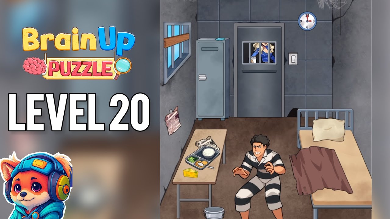 Brain Up Drama Puzzle – Level 20 help him gather tools to escape Walkthrough Solutions