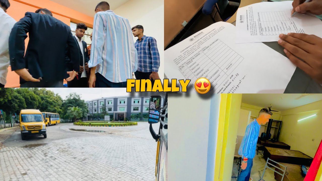 Finally Reporting Ho Gaya Room selection😍… - YouTube