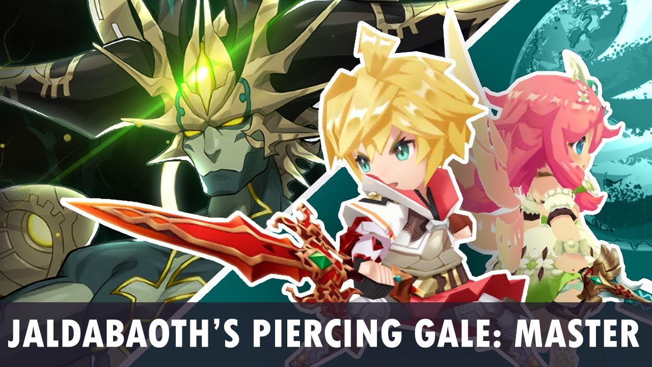 Euden & Notte TEAR through Jaldabaoth! | Jaldabaoth's Piercing Gale: Master | Dragalia Lost