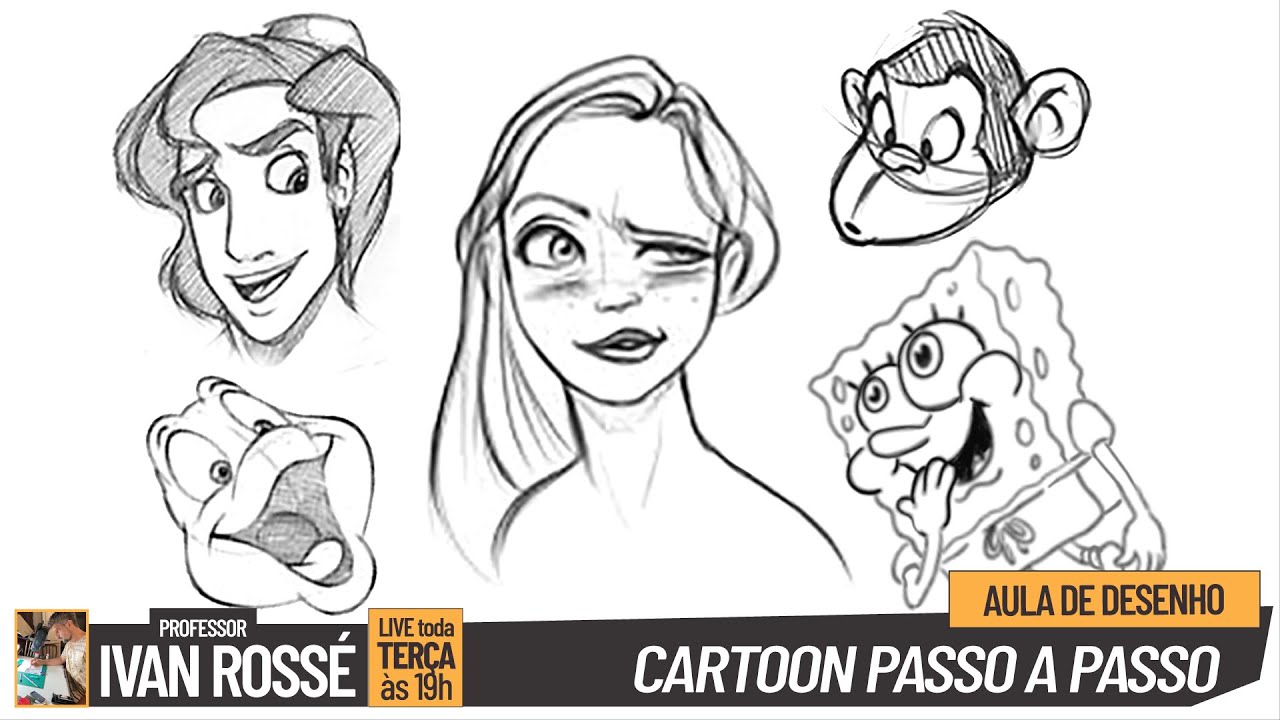 Como desenhar cartoon - Como desenhar cartoon para desenhos animados ...