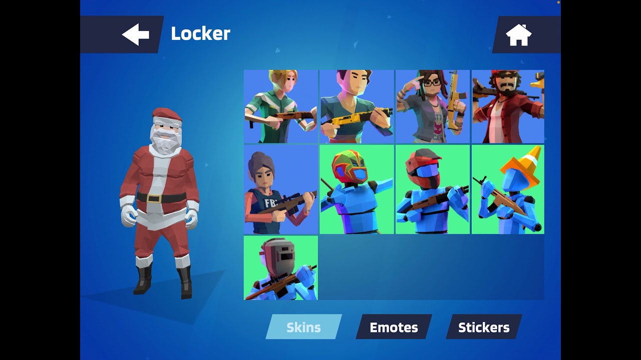 1v1.LOL update with the new Santa skin - part 2 - TapGaming
