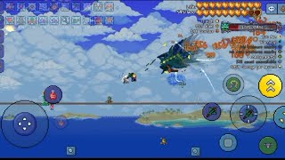 Terraria Master Mode Duke Fishron Fight 1.4.4 Mobile Mage Build