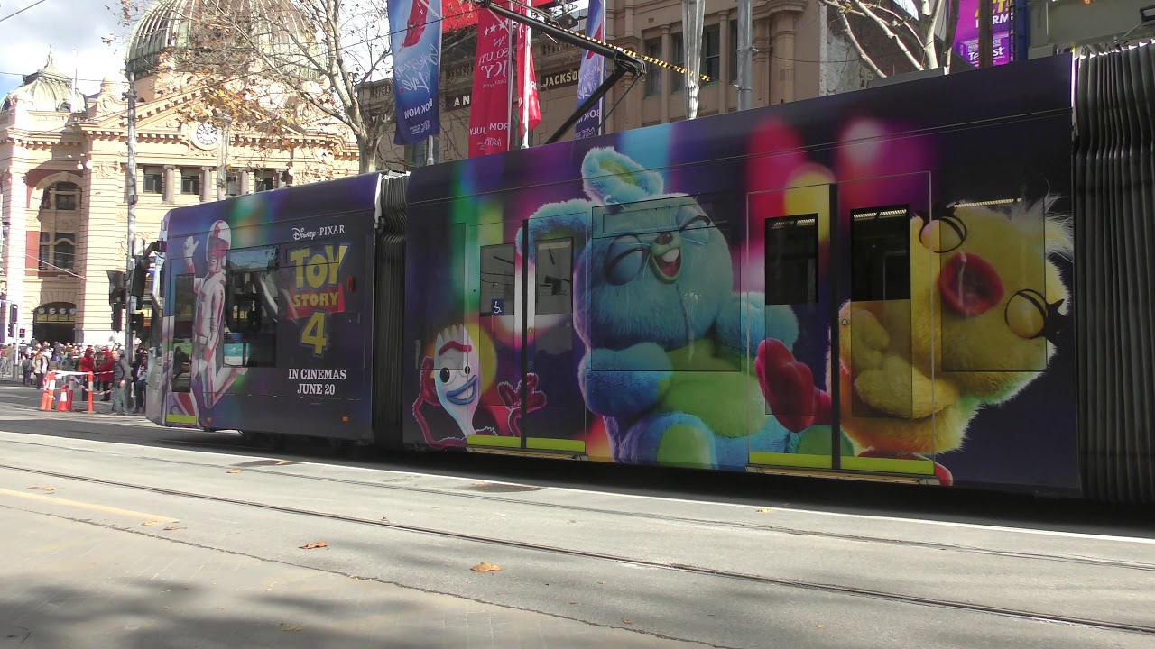 Toy Story 4 tram D1 3527 Swanston St YouTube
