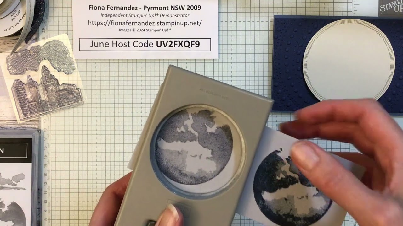 Under the Moon with City Sights Kit Card Making