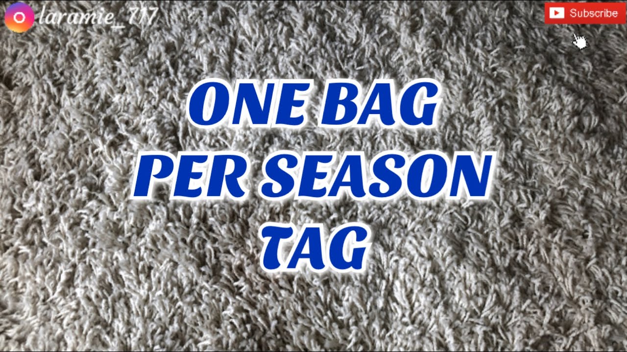 ONE LUXURY BAG PER SEASON TAG || Tagged by LuxHandBagLover