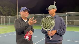THIS TENNIS STRING HAS IT ALL!  SPIN POWER FEEL TENSION HOLDING NEW GRAPPLESNAKE ASPERA TRIPLUM.