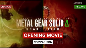 Metal Gear Solid Delta: Snake Eater vs Metal Gear Solid 3 HD Comparison – Opening Movie