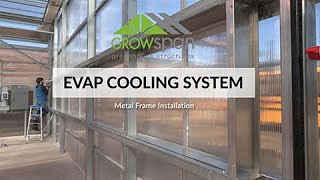 Evaporative Cooling System Setup Guide – Metal Frame Installation