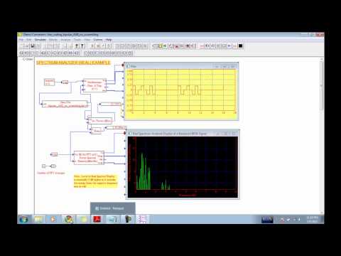 line coding simulation using CommSim