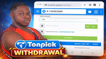 Tonpick Withdrawal - How To Withdraw From Tonpick