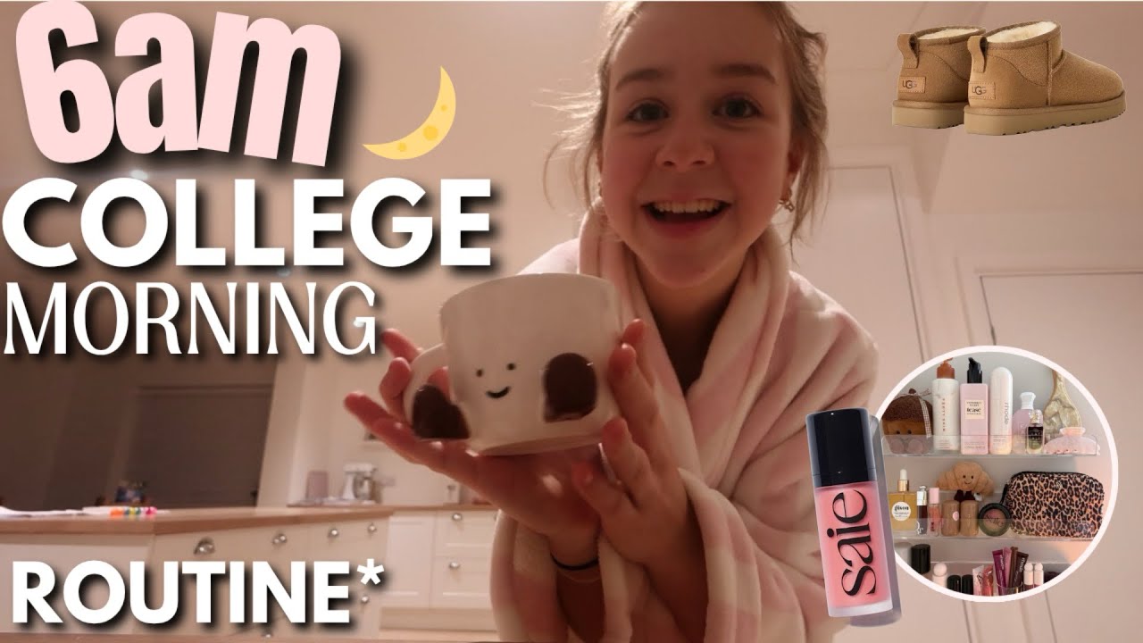 ШКОЛЬНАЯ УТРЕННЯ В 6 УТРА | GRWM, ТАК РАНО!!* 🌙🌟