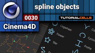 0030. parametric spline objects in cinema 4d