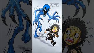 Drawing Falsity chasing Michael Jackson #verity #michaeljackson