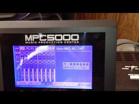 MPC 5000 Tutorial Hard disk recording pt 2