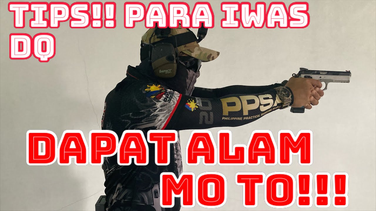 TIPS!! PAANO MAKAIWAS SA DISQUALIFICATION,  AIRSOFT PRACTICAL SHOOTING COMPETITION