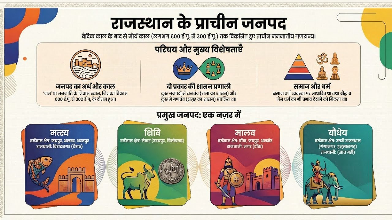 Rajasthan History #4 ll राजस्थान के जनपद ll 