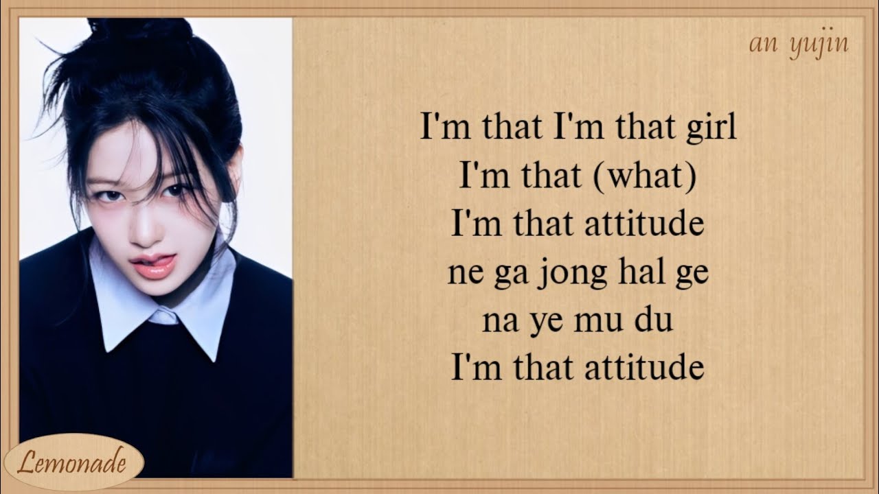 IVE ATTITUDE Easy Lyrics