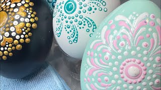 🎥 LIVE: Luxe Mandala Easter Eggs ✨ Dotting in Real Time | Art + Closet Finds