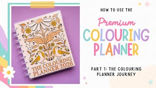 Information Inside the Colouring Planner | The Story Behind the Premium Edition Guide
