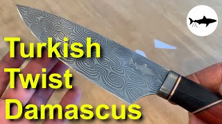 Forge a Chef Knife with Turkish Twist Damascus