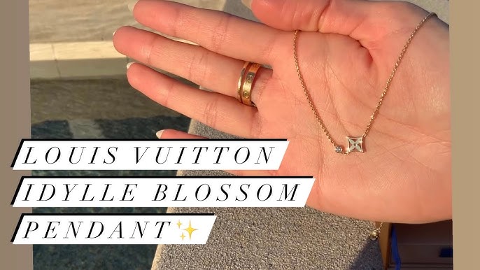 LOUIS VUITTON NECKLACE UNBOXING - 18 CARAT GOLD, PINK MOTHER OF PEARL &  DIAMOND I LIFE OF MC 