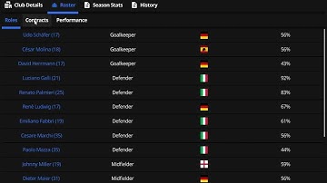 [Dev Log] Football Manager in golang and Fyne, Roster Management and Trophies History
