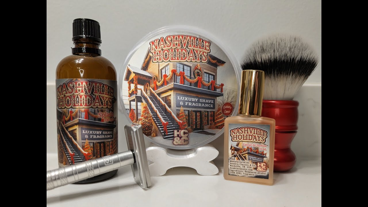 Shaving with NASHVILLE HOLIDAYS from Hendrix Classics & Co.