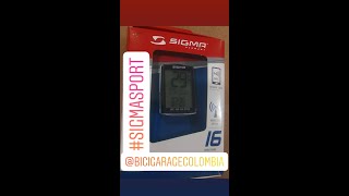 ciclocomputador SIGMA, ajustes basicos