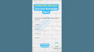 CCNA Quiz 98:Valid Hosts Class A #ccnacertification #ccnaroutingandswitching #networking #subnetting