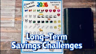 Long-Term Savings Challenges 💵| Debt Payoff |26-56 #cashstuffing  #savingschallenges 