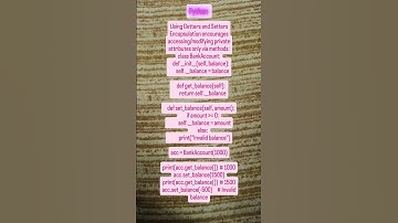 "Python Getters & Setters 🐍 | Controlled Access to Private Attributes"