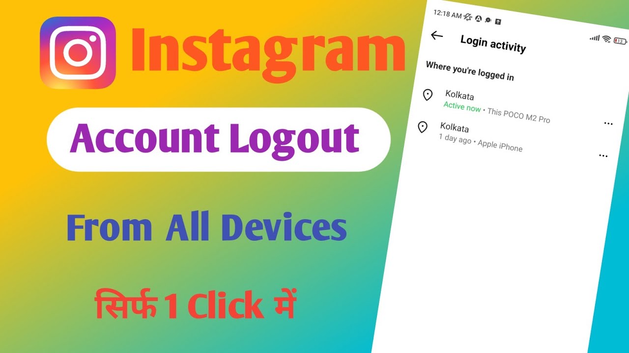 How To Check Login Activity On Instagram Instagram Kaha Kaha Login Hai Kaise Pata Kare 